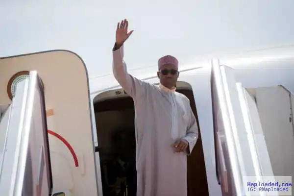 President Buhari On His Way Back To Nigeria From The UK